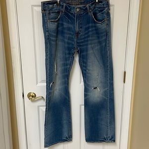 American Eagle mens original boot jeans. Size 38 x 34